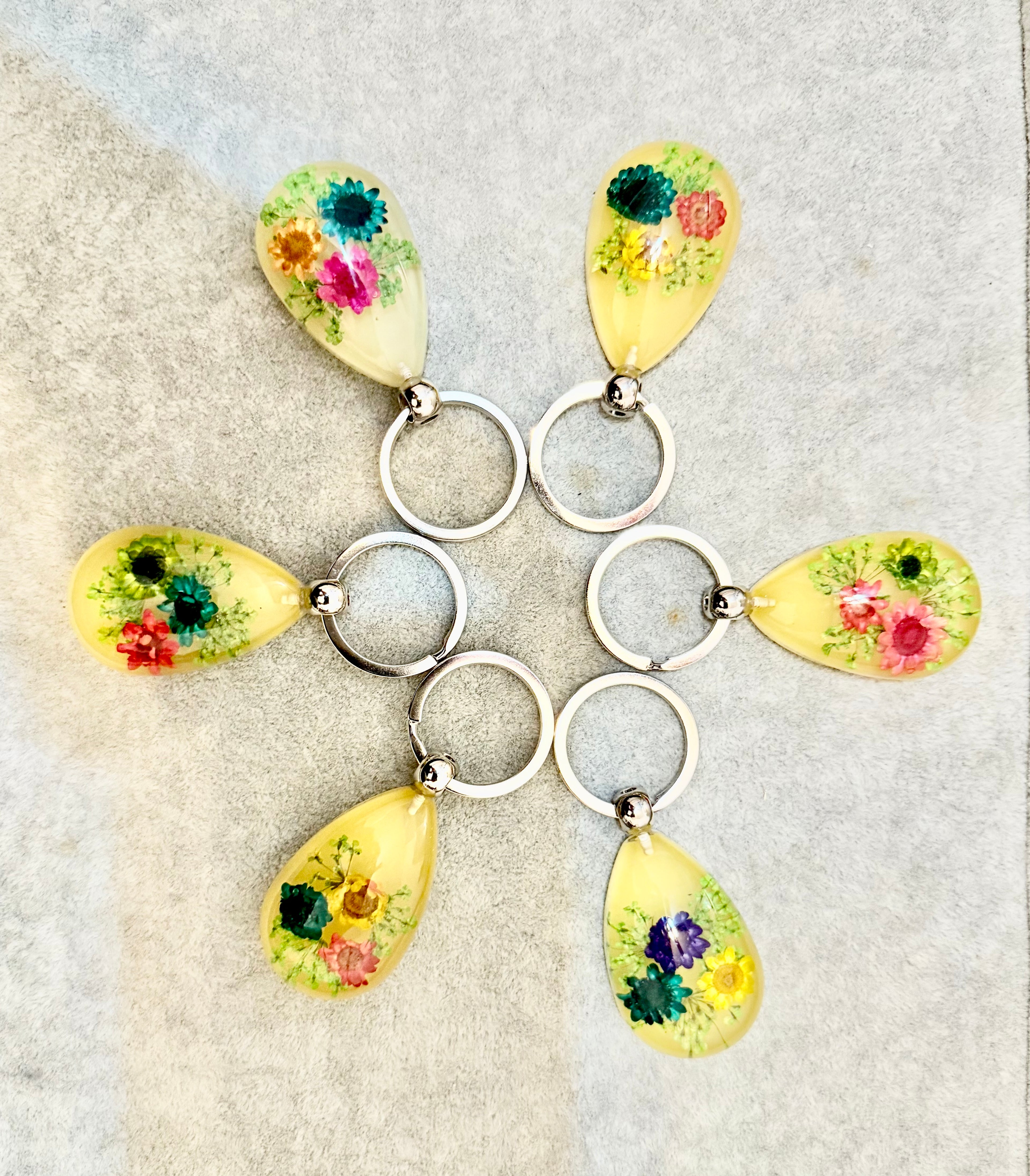 Glow in dark/Flower Keychain/多花/匙扣