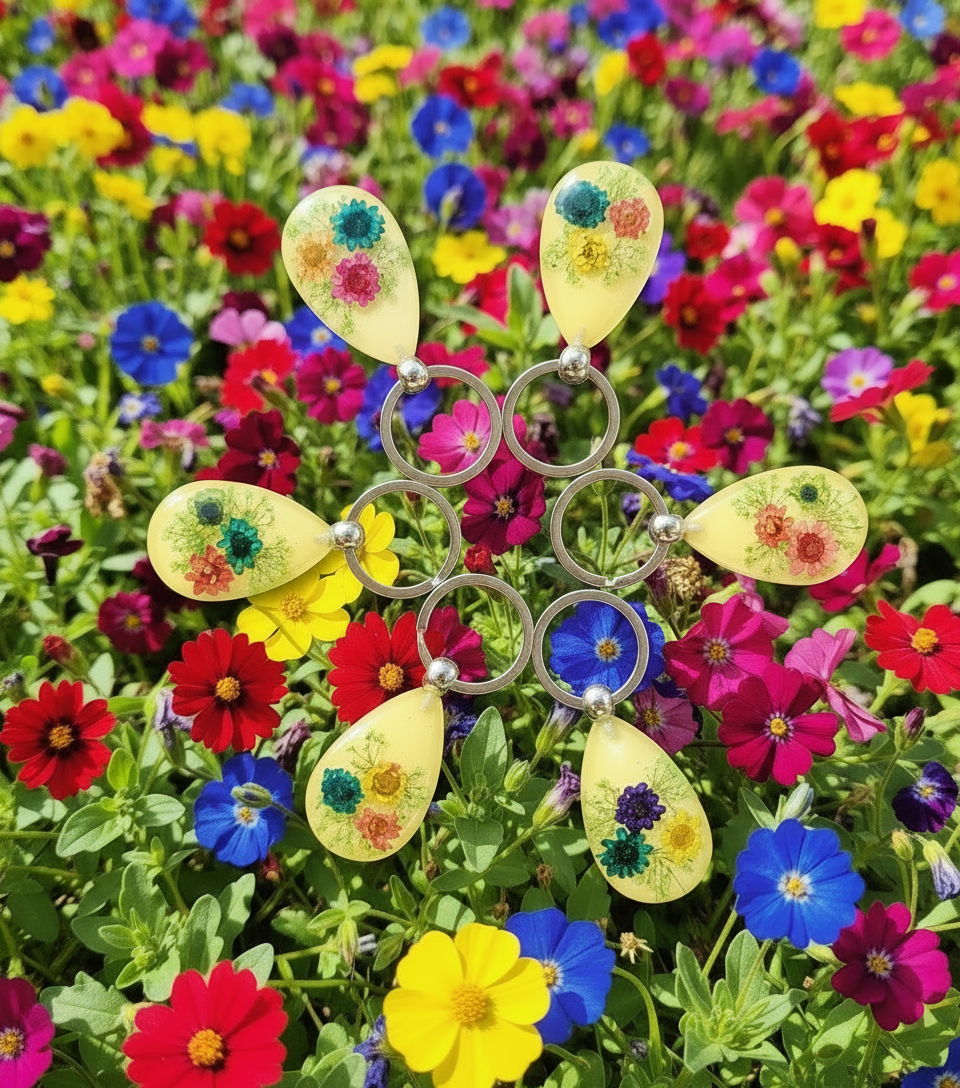 Glow in dark/Flower Keychain/多花/匙扣