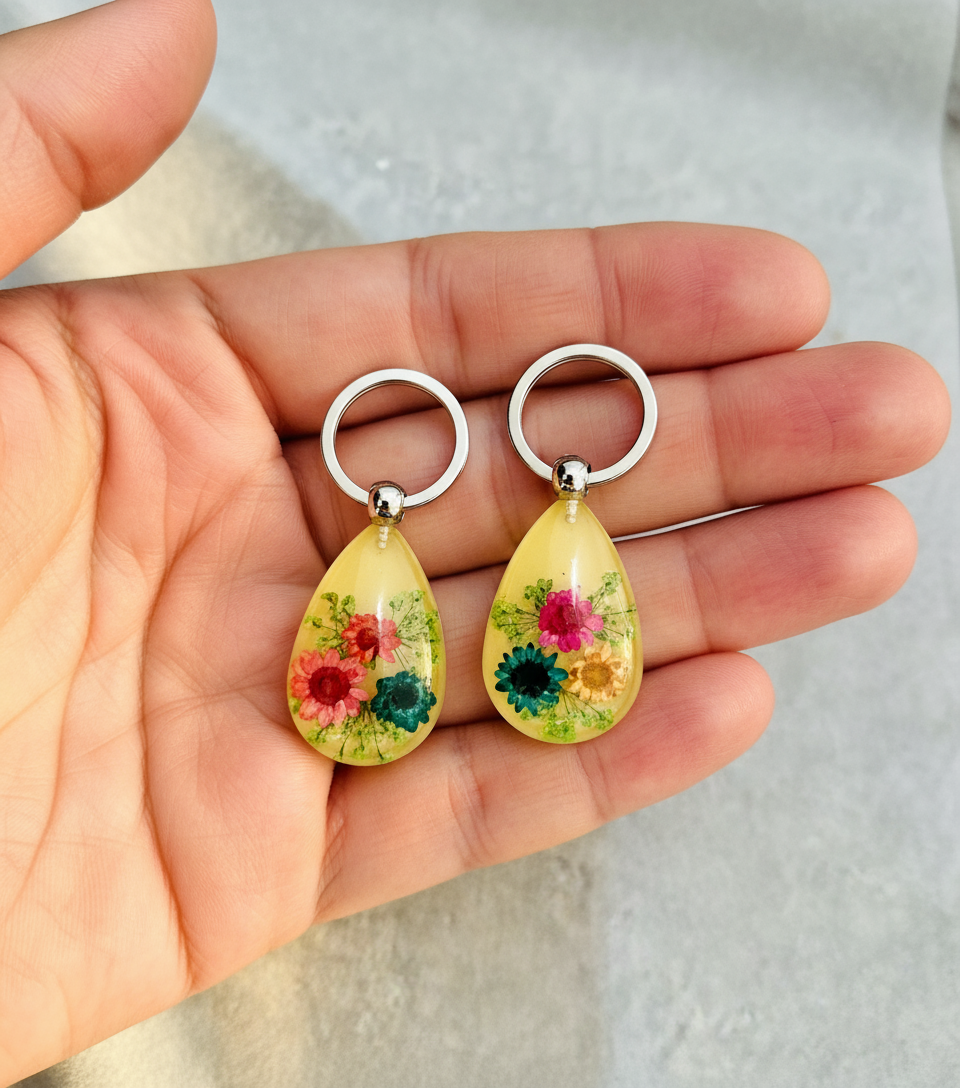 Glow in dark/Flower Keychain/多花/匙扣