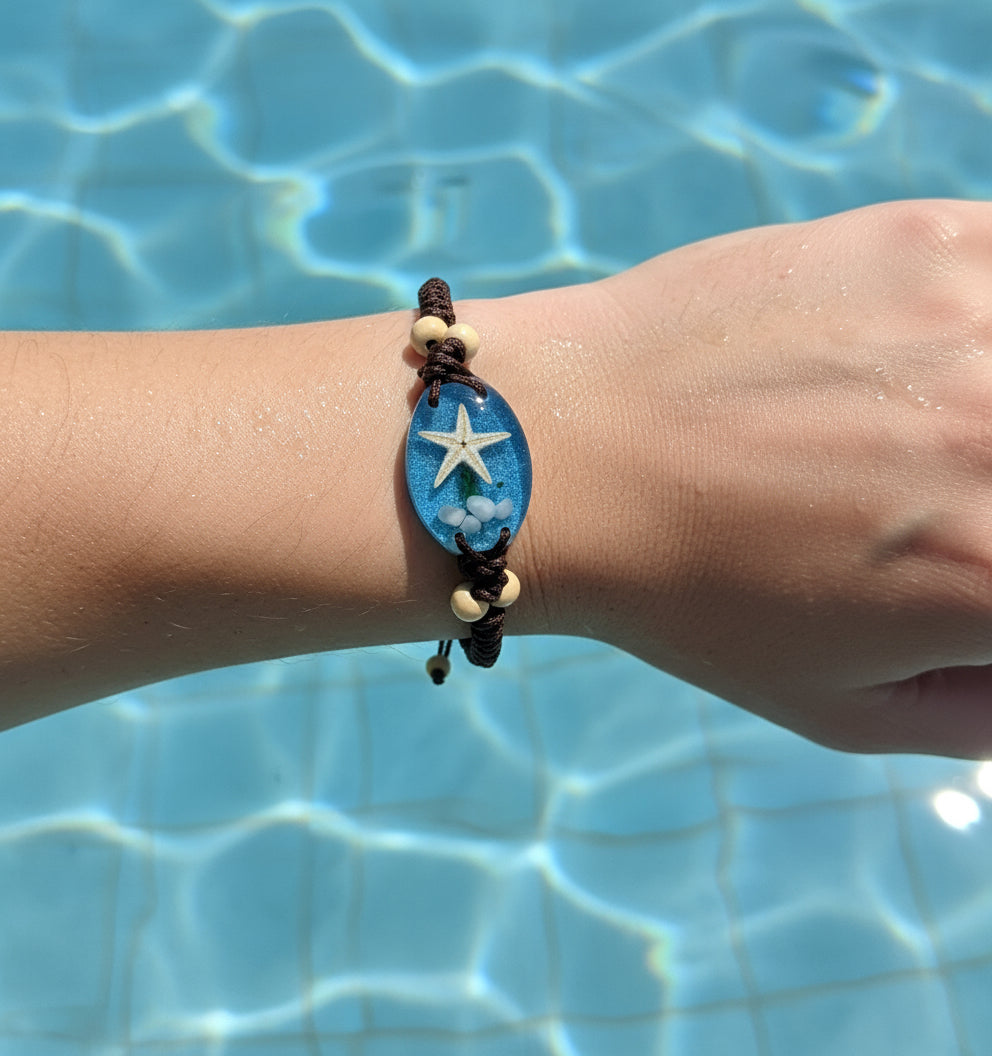 Starfish Bracelet /Handwoven/海星/手织手鏈