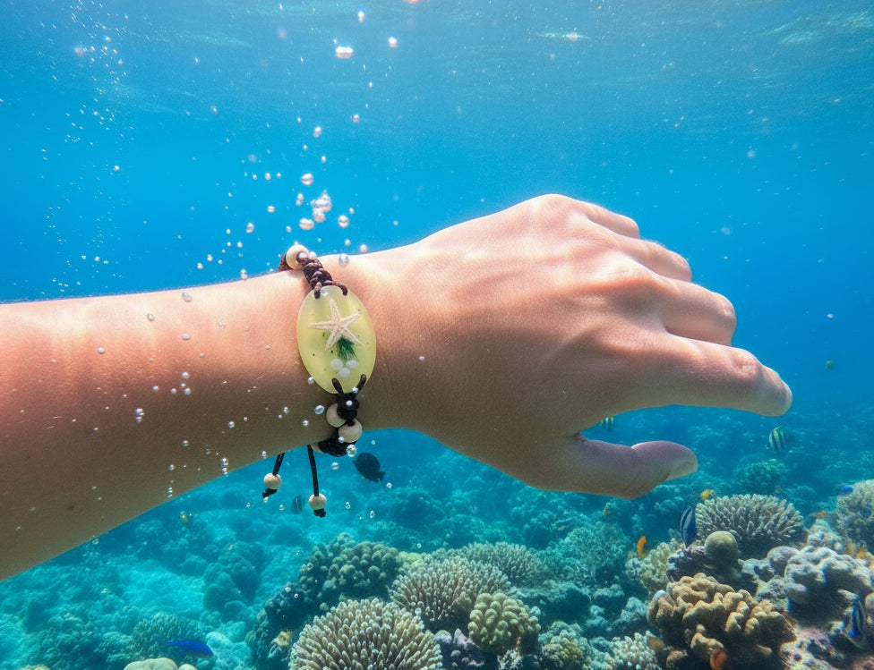 Starfish Bracelet /Handwoven/海星/手织手鏈