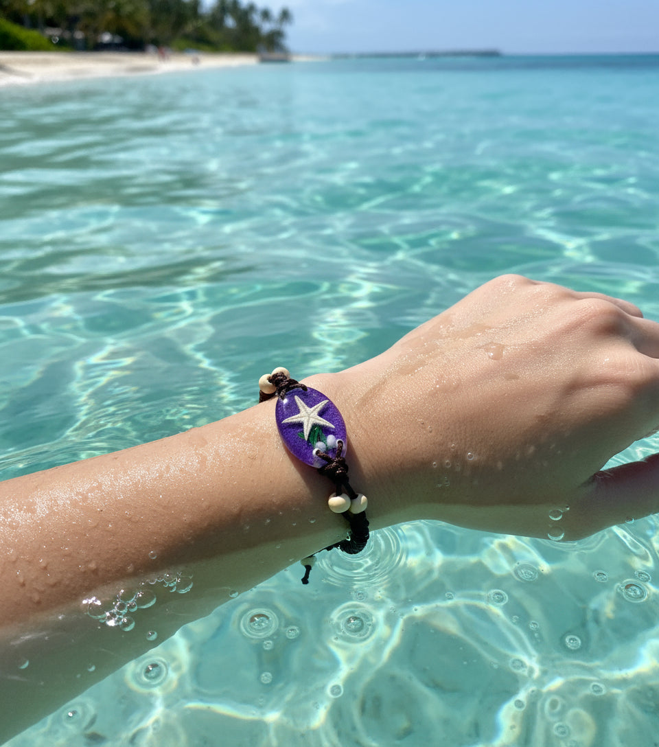 Starfish Bracelet /Handwoven/海星/手织手鏈