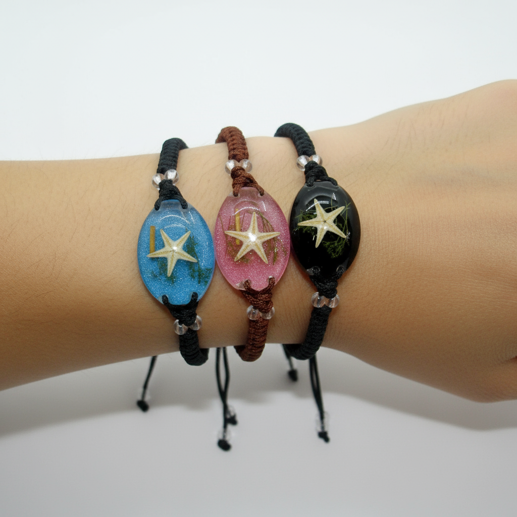 Starfish Bracelet /Handwoven/海星/手织手鏈