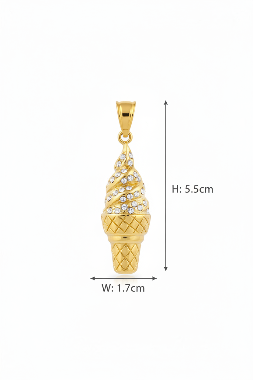 Ice cream cone Pendant