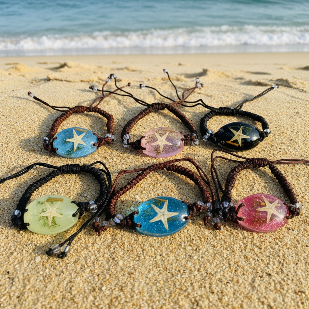 Starfish Bracelet /Handwoven/海星/手织手鏈