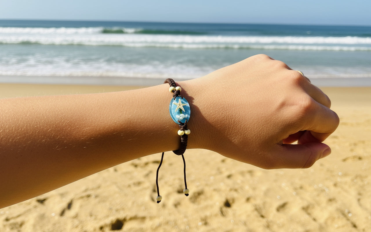 Starfish Bracelet /Handwoven/海星/手织手鏈