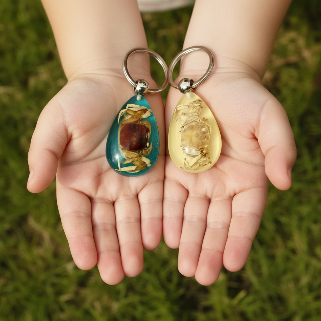 Crab/insect Keychain/glow in dark/蟹子匙扣