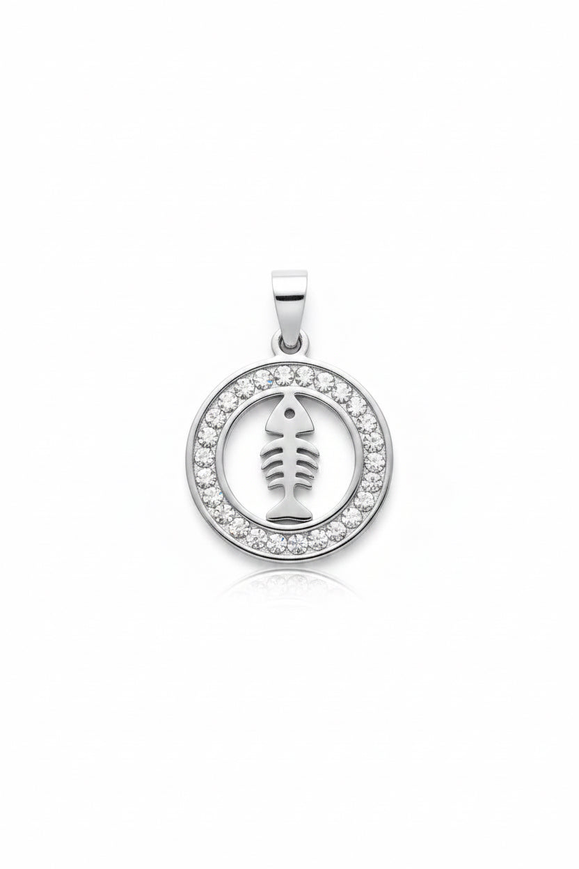 Small fish bone pendant