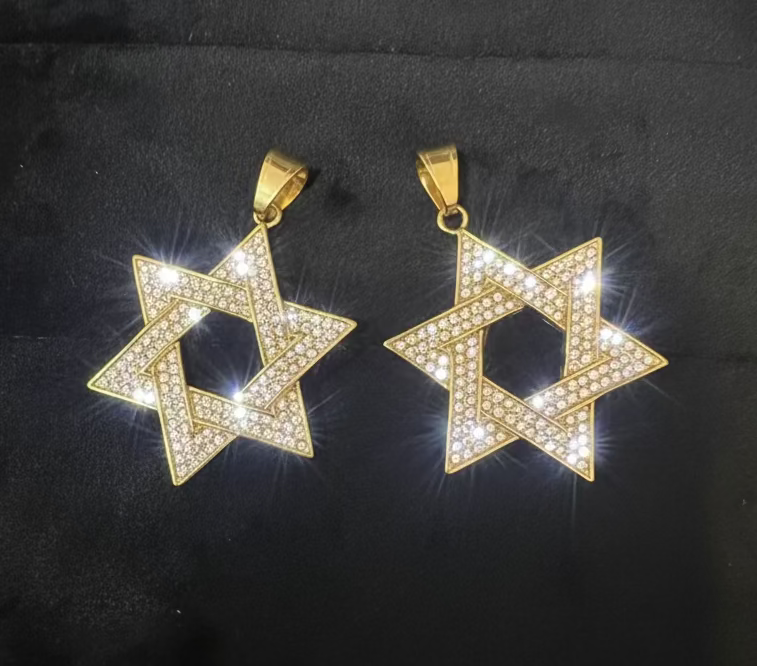 Star of David with rhinestones