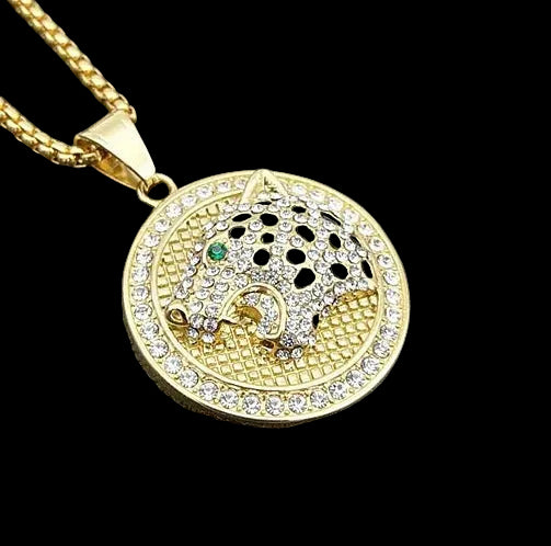 Leopard Head Pendant
