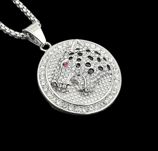 Leopard Head Pendant