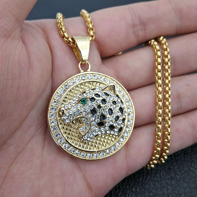 Leopard Head Pendant