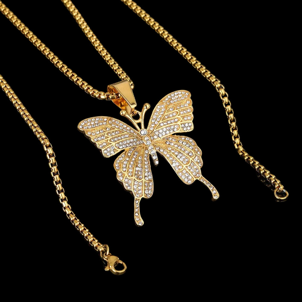 Butterfly with stones