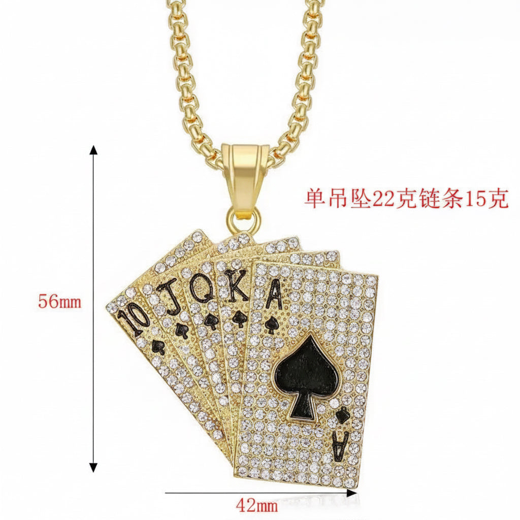 Straight Flush Pendant