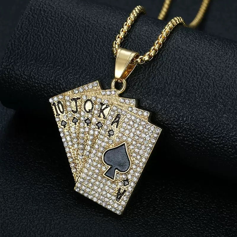 Straight Flush Pendant