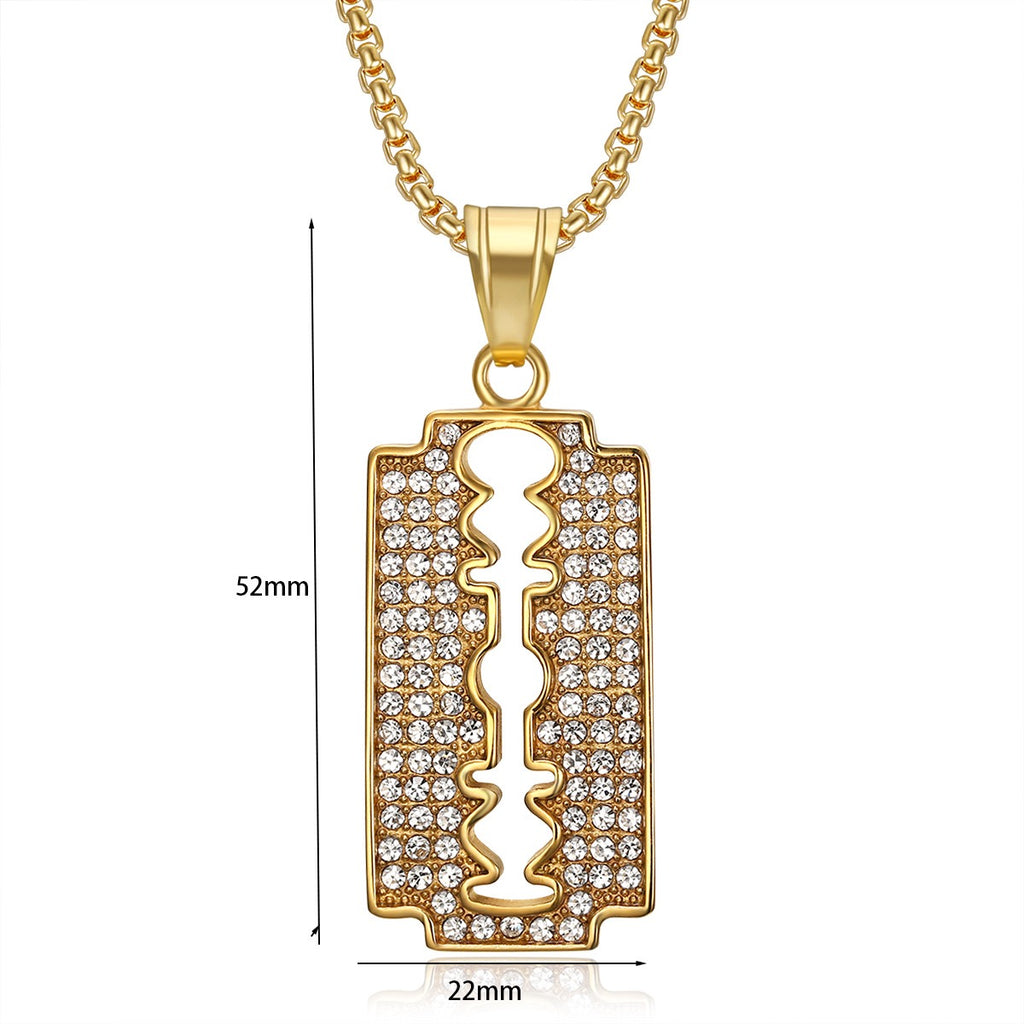 Razor blade / Barbershop Pendant