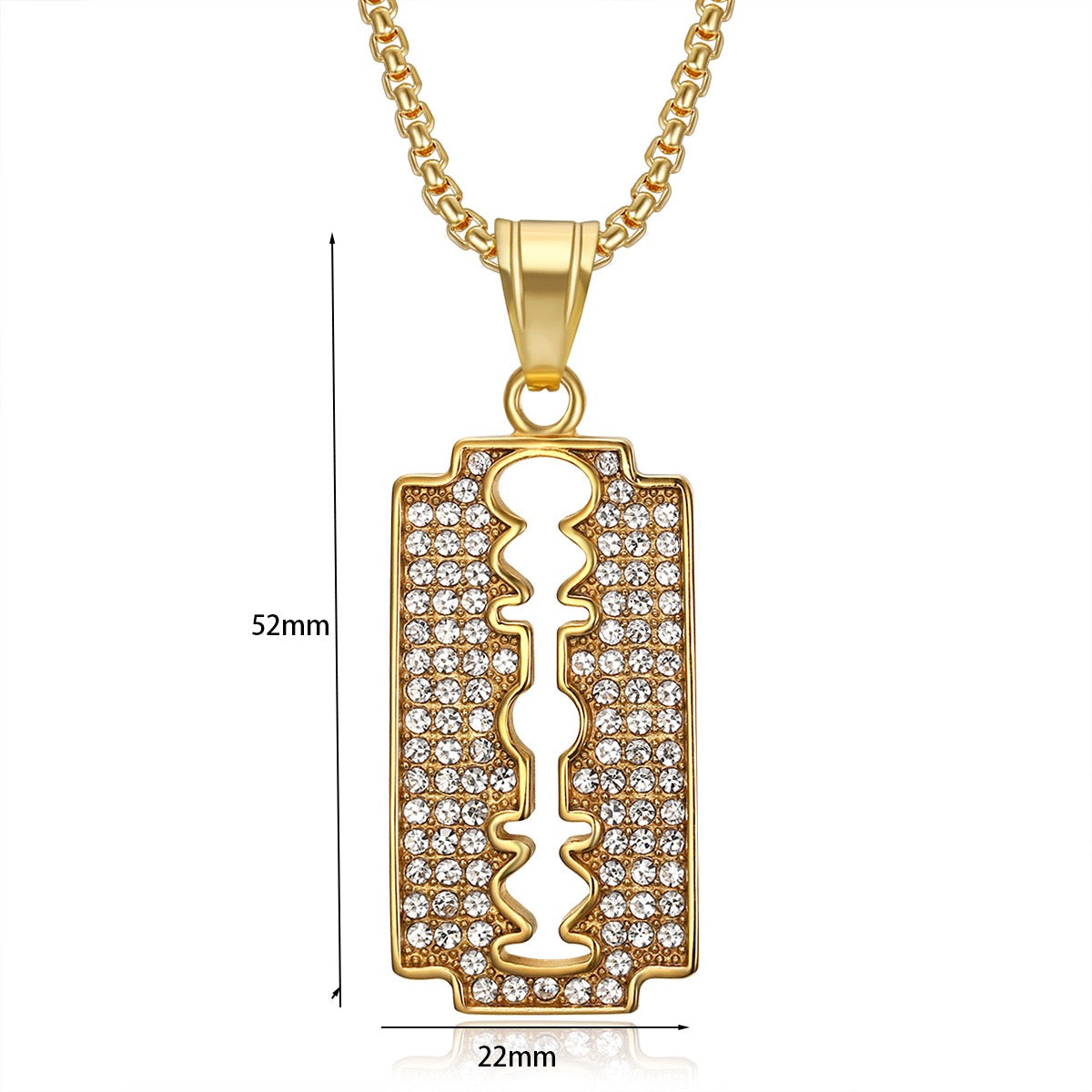 Razor blade / Barbershop Pendant
