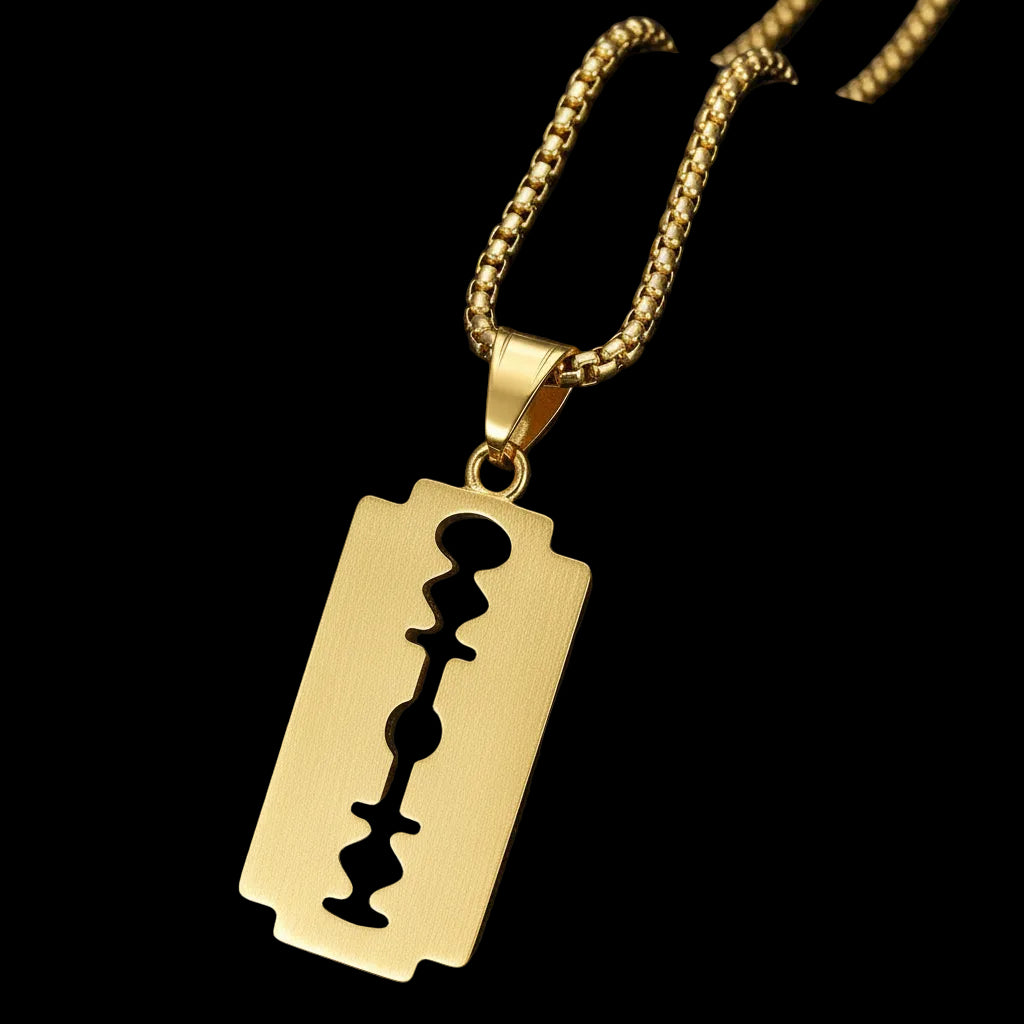 Razor blade / Barbershop Pendant