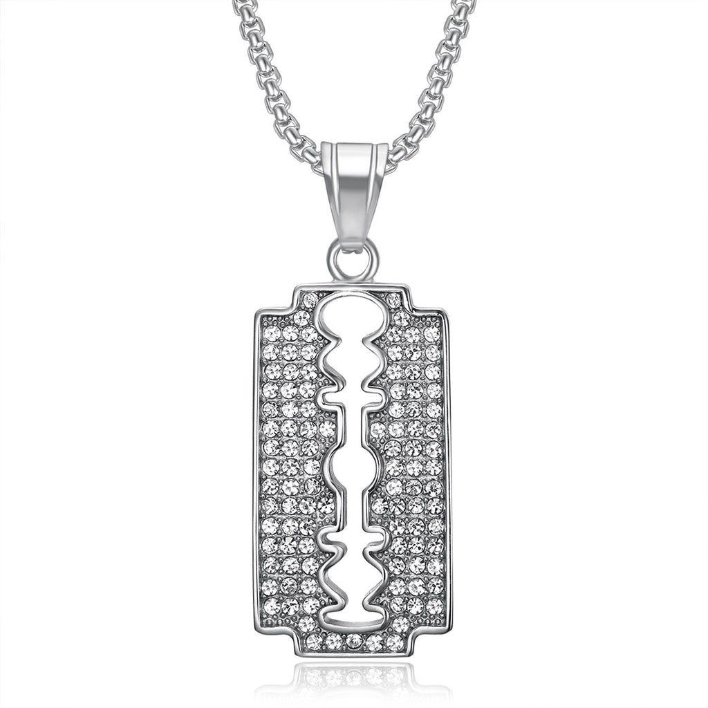 Razor blade / Barbershop Pendant