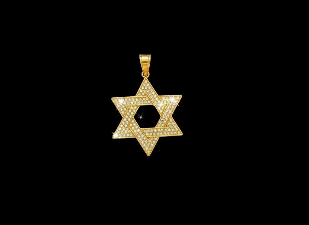 Star of David with rhinestones